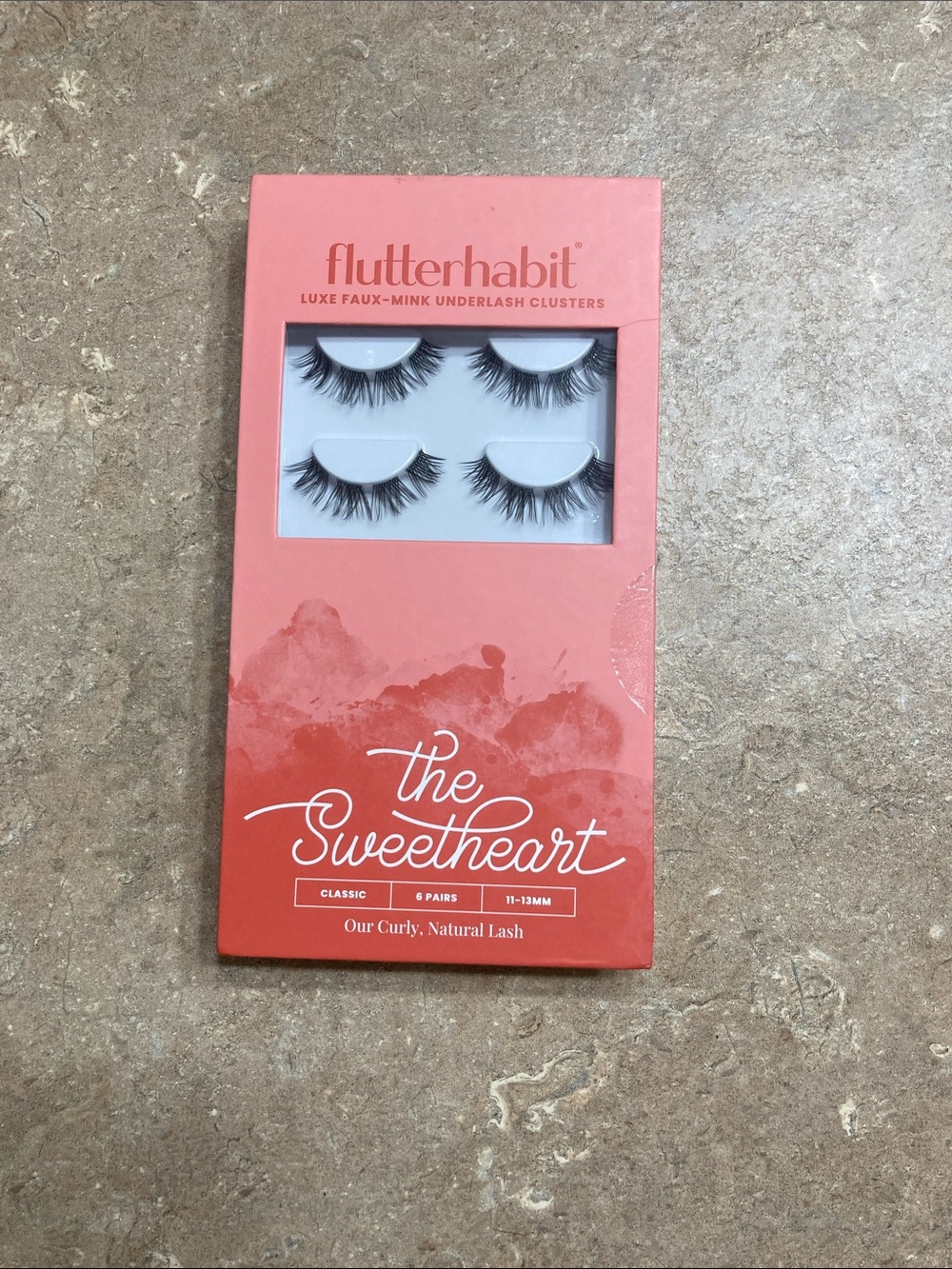 Flutterhabit The Sweetheart Faux-Mink Underlash Clusters